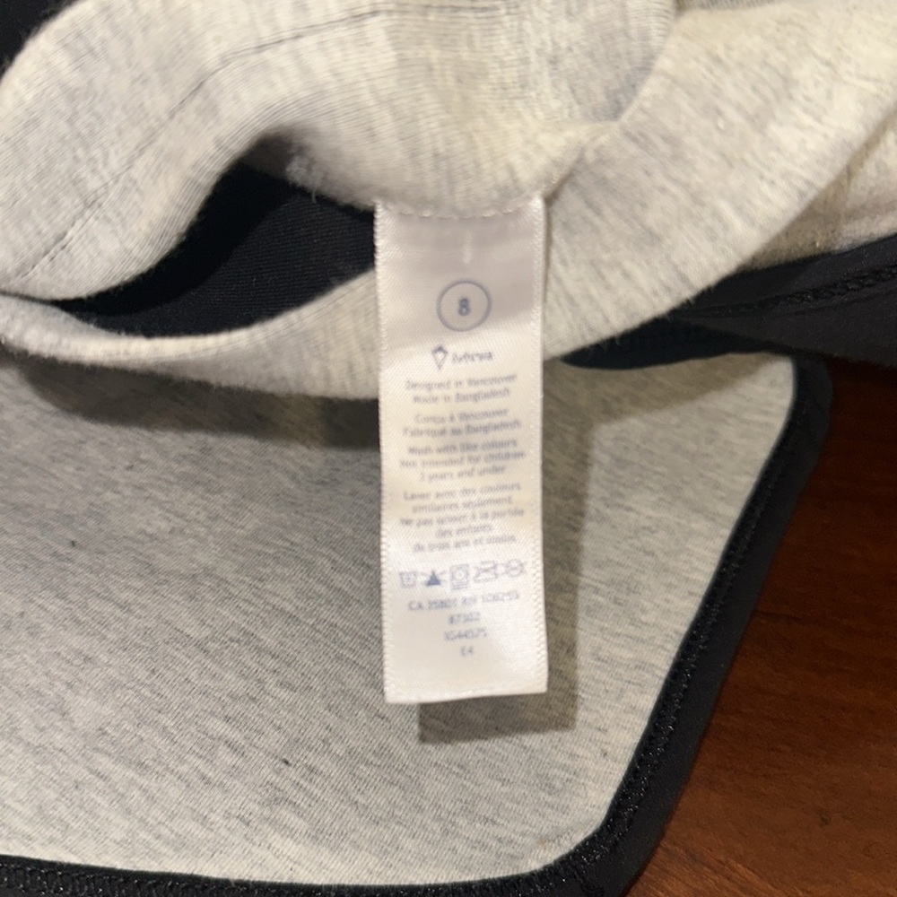 Ivivva On The Double Wrap Reversible Jacket Gray/Black Girl 8 - Picture 12 of 12